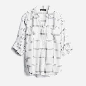 White Button Down Blouse